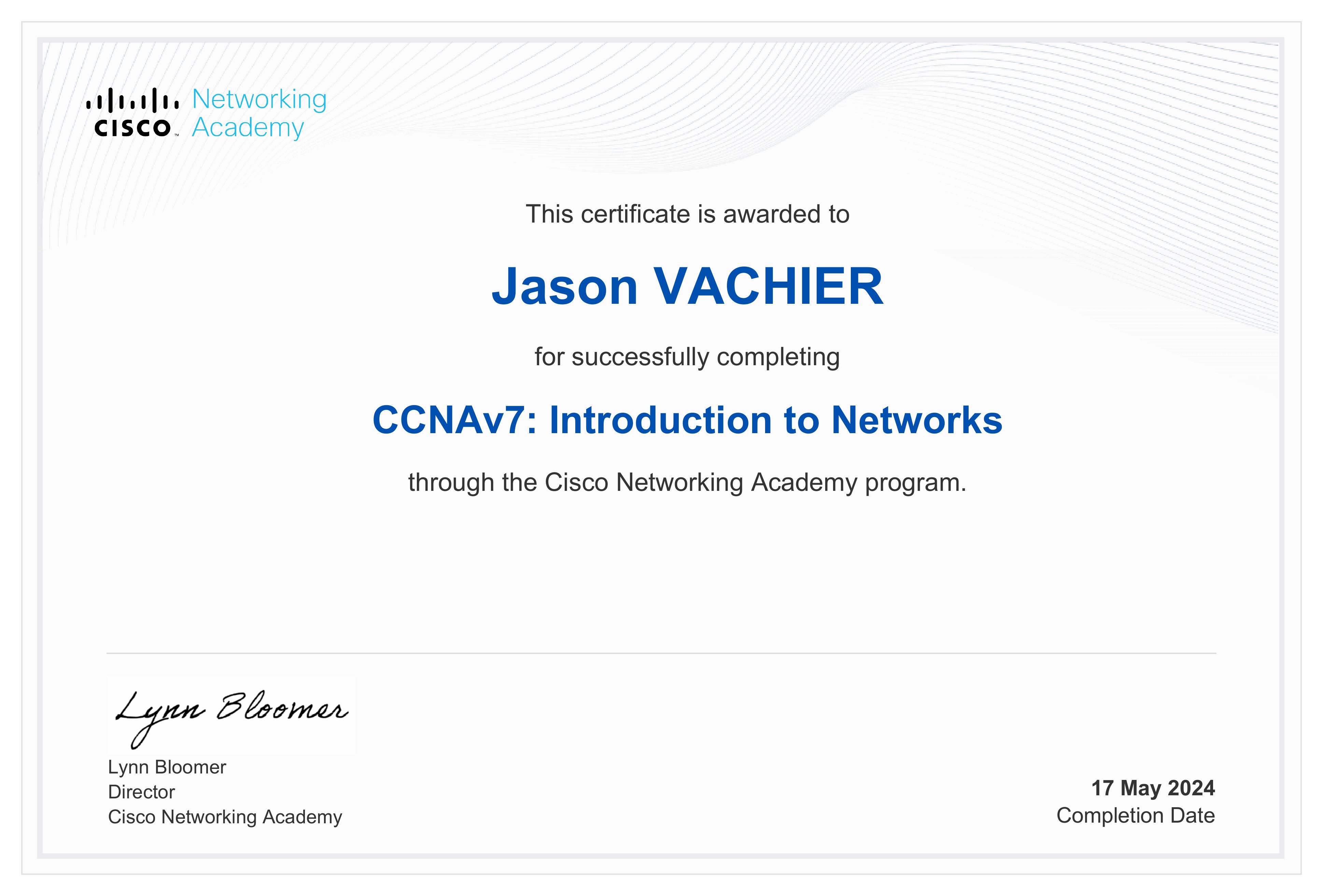 Certification CCNA