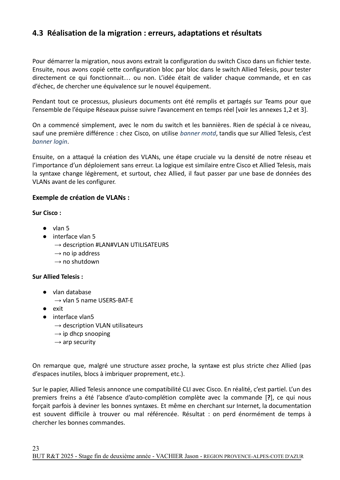 Page 23 - Rapport de Stage 1